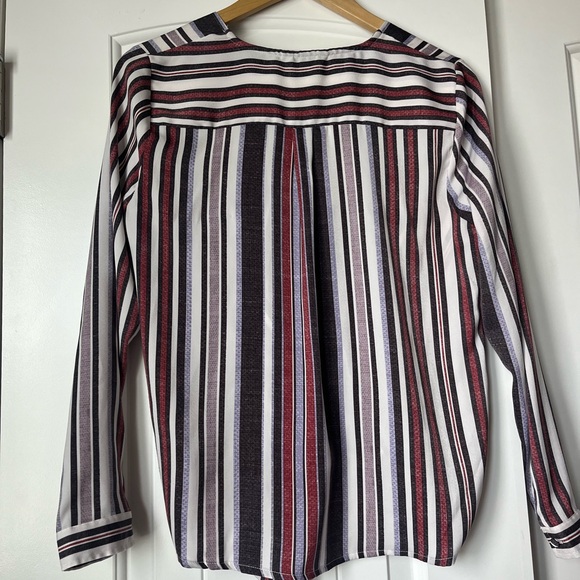 BB Dakota Long-Sleeve Striped Blouse - Picture 4 of 6